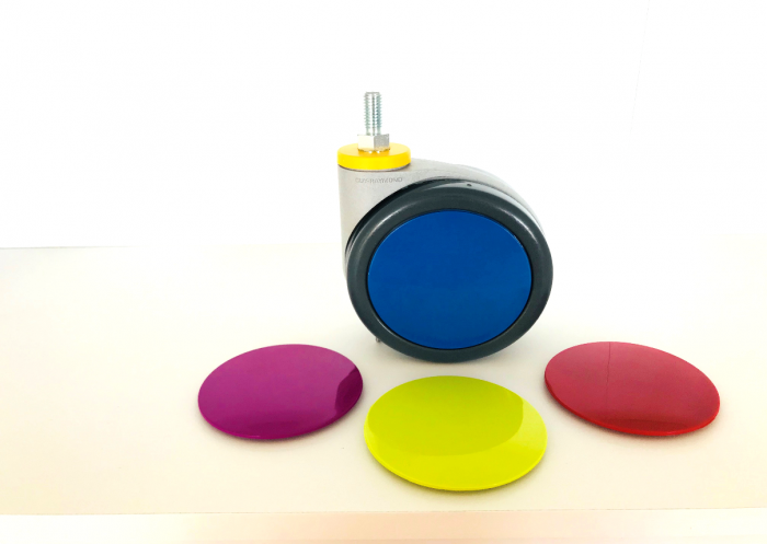 Coloured castors