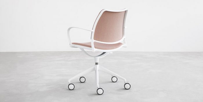Office chair with castors