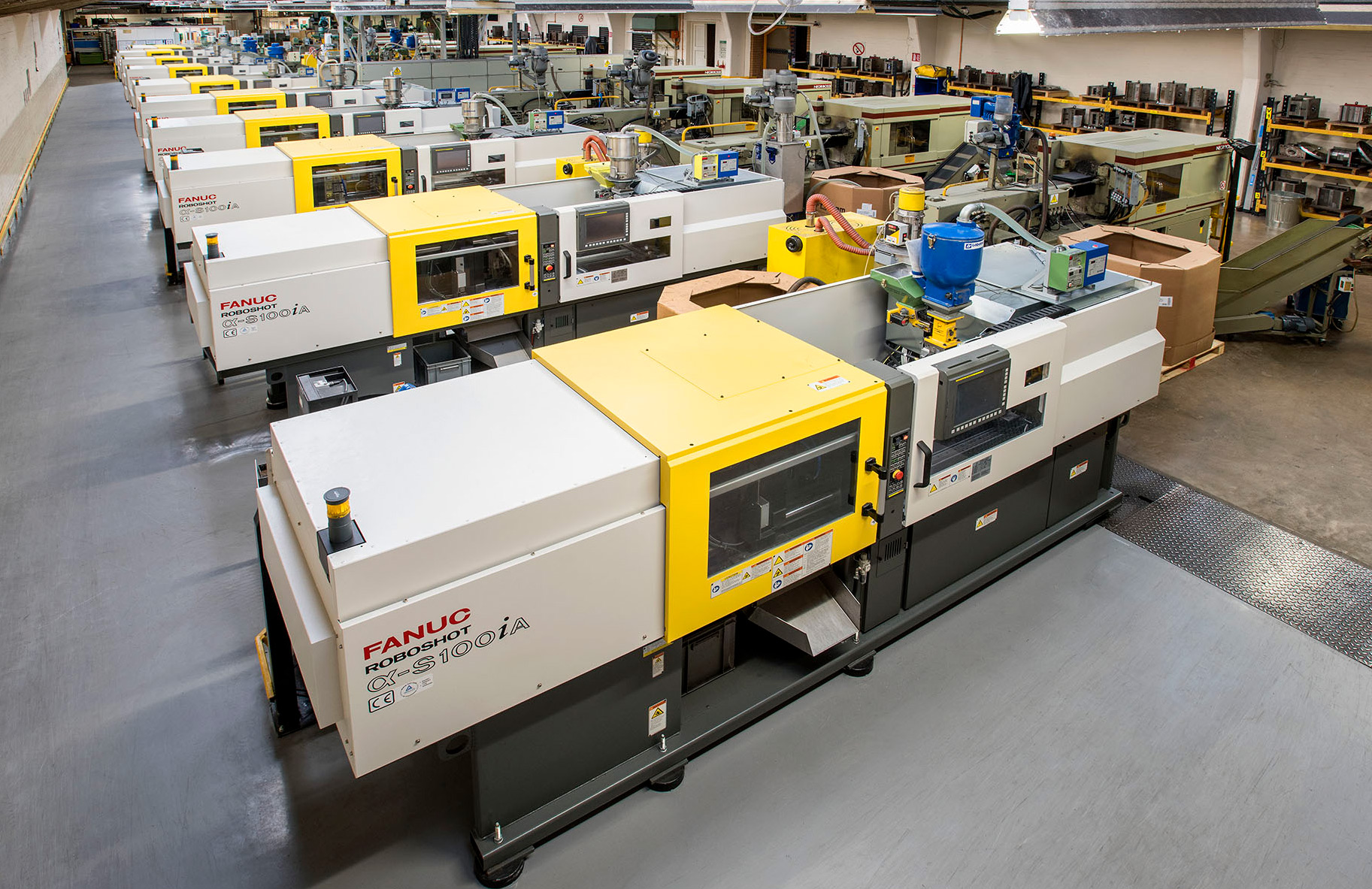 10 Fanuc Injection Moulding Machines